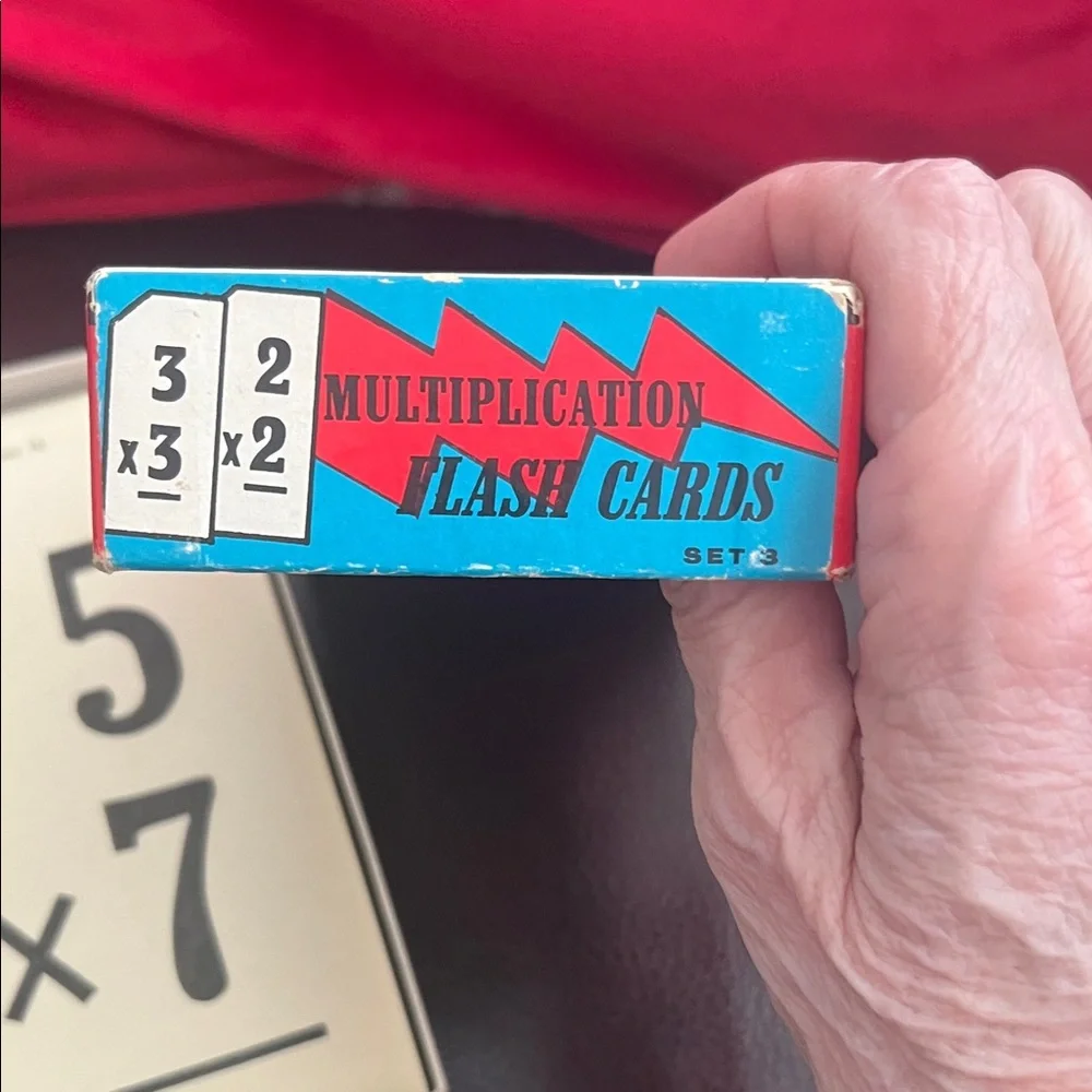 Vintage Multiplication Flash Cards with Progress-Testing Sheets